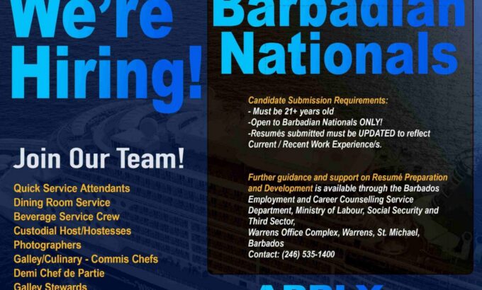 Disney Cruise Line Barbados DCL Application Form Poster 3
